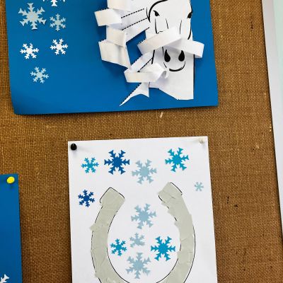 Martin na bílém koni