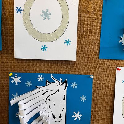 Martin na bílém koni