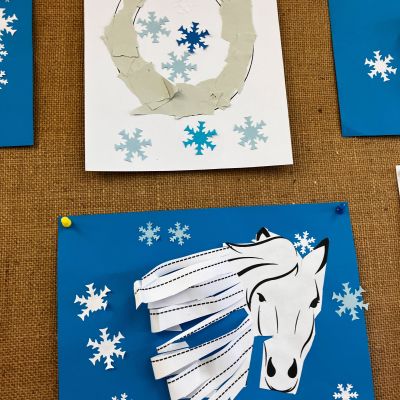 Martin na bílém koni