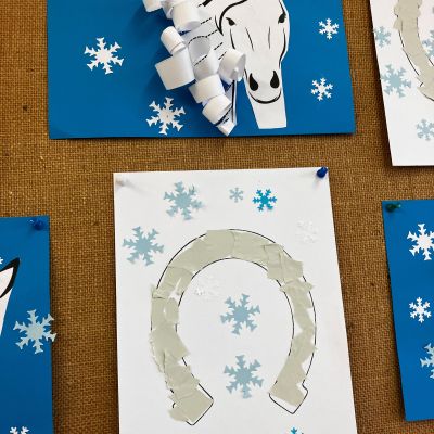 Martin na bílém koni