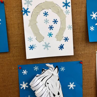 Martin na bílém koni