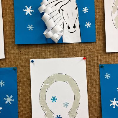 Martin na bílém koni