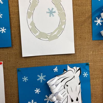 Martin na bílém koni