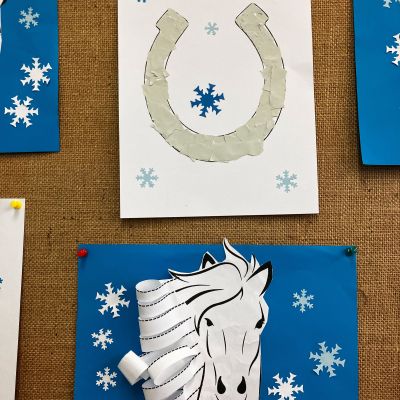 Martin na bílém koni