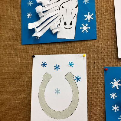 Martin na bílém koni