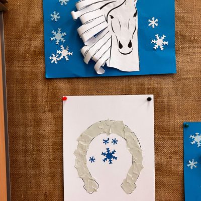 Martin na bílém koni