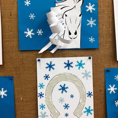 Martin na bílém koni