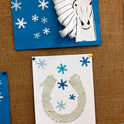 Martin na bílém koni