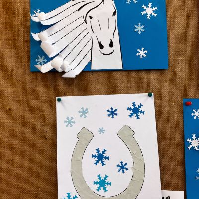 Martin na bílém koni