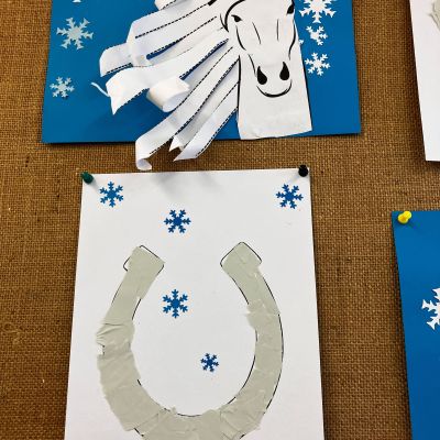 Martin na bílém koni