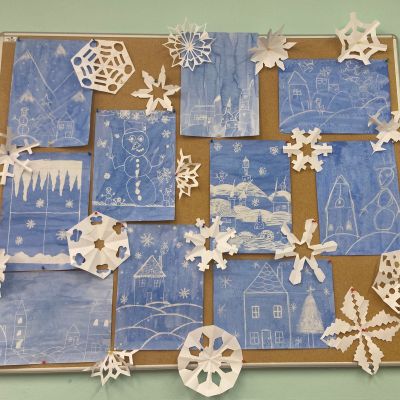 VV 4. ročník - zimní krajina