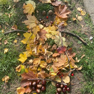 II. oddělení - tvoříme z přírodnin