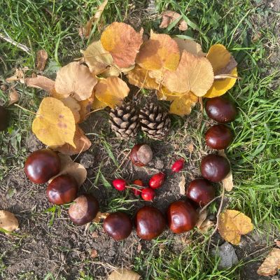 II. oddělení - tvoříme z přírodnin