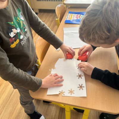 II. oddělení - chvilka lednového tvoření