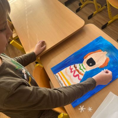 II. oddělení - chvilka lednového tvoření