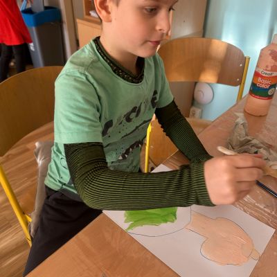 II. oddělení - chvilka lednového tvoření