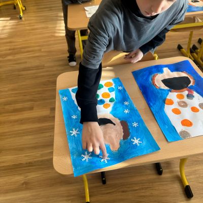 II. oddělení - chvilka lednového tvoření