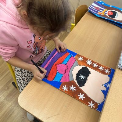 II. oddělení - chvilka lednového tvoření