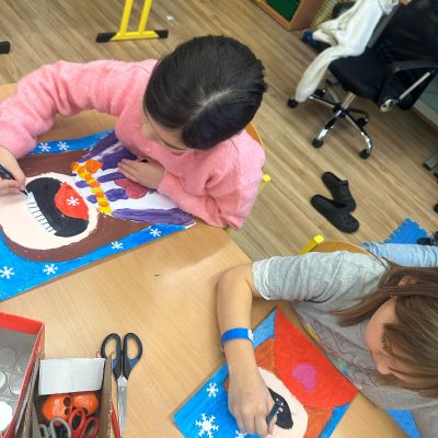 II. oddělení - chvilka lednového tvoření