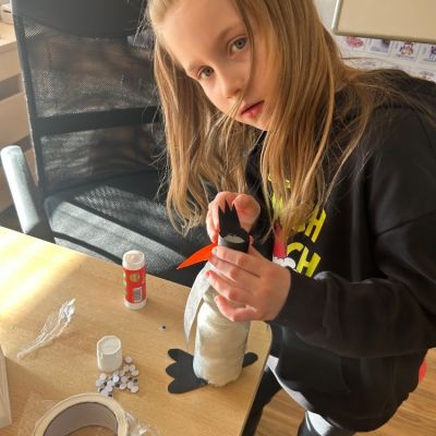 II. oddělení - chvilka lednového tvoření