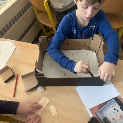 tvoření - zimní stadion