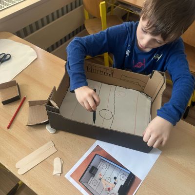 tvoření - zimní stadion