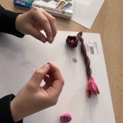 PČ - 3. a 5. ročník - modelína Velikonoce 