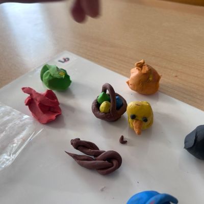 PČ - 3. a 5. ročník - modelína Velikonoce 