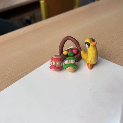 PČ - 3. a 5. ročník - modelína Velikonoce 