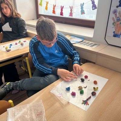 PČ - 3. a 5. ročník - modelína Velikonoce 