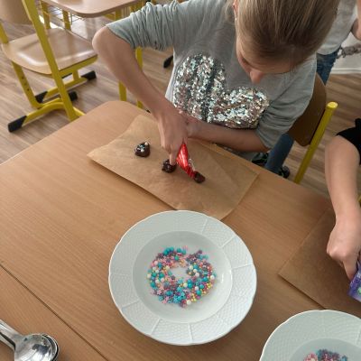 čokoládová lízátka