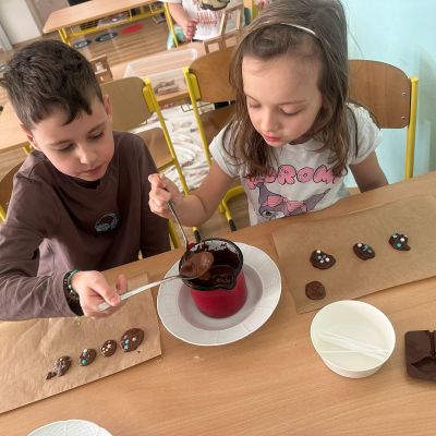 čokoládová lízátka