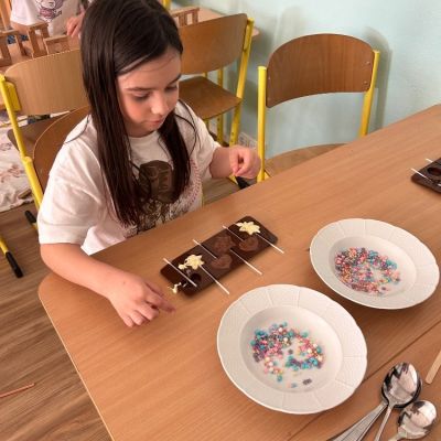 čokoládová lízátka