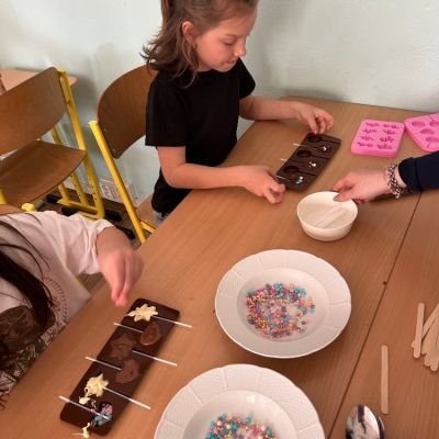 čokoládová lízátka