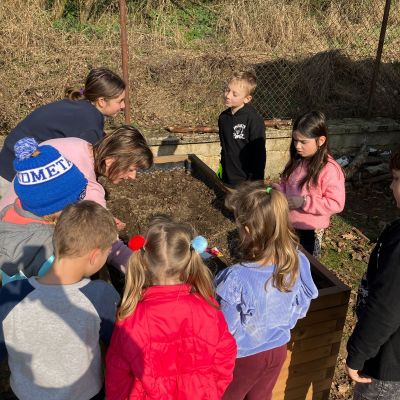 školní zahrádka v&nbsp;MŠ