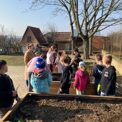 školní zahrádka v&nbsp;MŠ