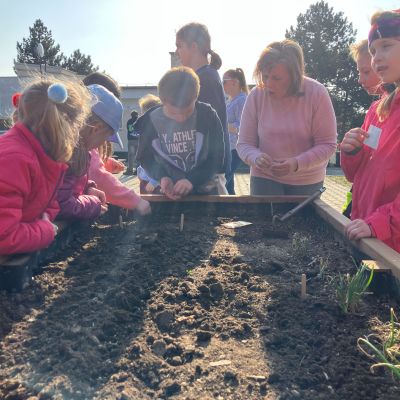 školní zahrádka v&nbsp;MŠ