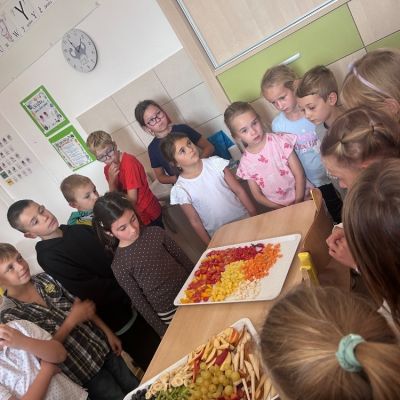 ochutnávka ovoce a zeleniny